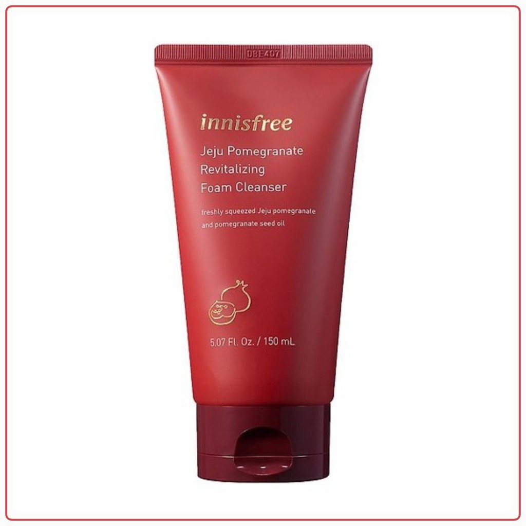 Sữa Rửa Mặt Innisfree Lựu Đỏ Jeju Pomegranate Revitalizing Foam Cleanser 150ml Chống Lão Hóa