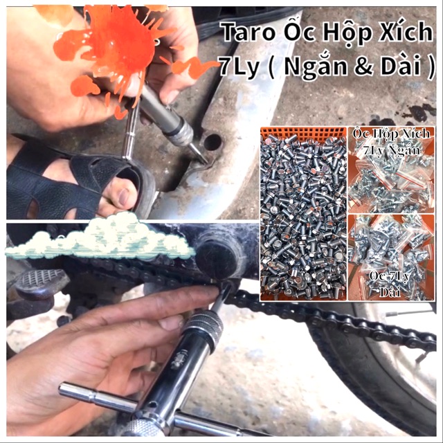 Dụng Cụ Taro Ốc Hộp Xích 7Ly