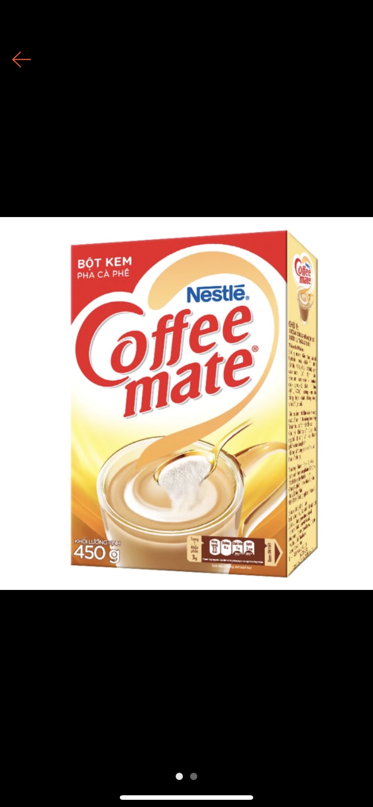 Bột kem Nestle Coffee Mate hộp 450g
