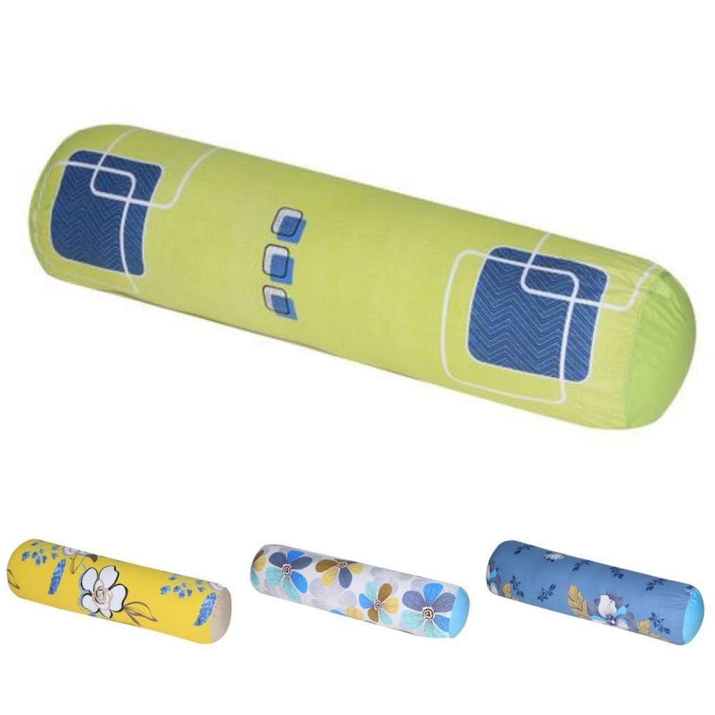 Gối ôm người lớn, gối ôm 37x105 cotton dây kéo có phối Hometex
