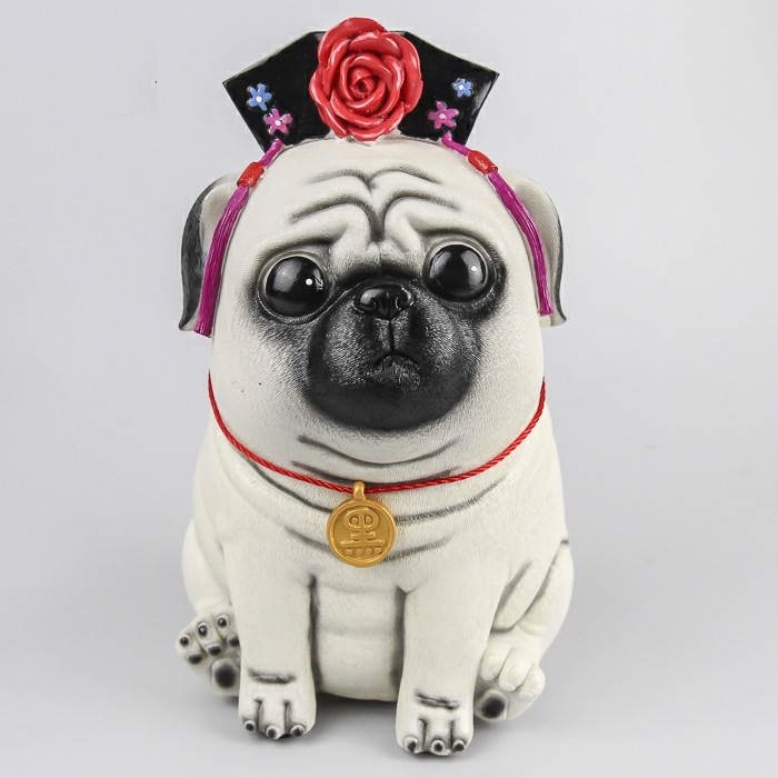 [HCM]Chó đất Cách Cách tiết kiệm tiền Ống Heo Hình THú Cưng : Chó Cách Cách 5D Chất Liệu Thạch sứ Ống tiết kiệm tiền ngộ nghĩnh