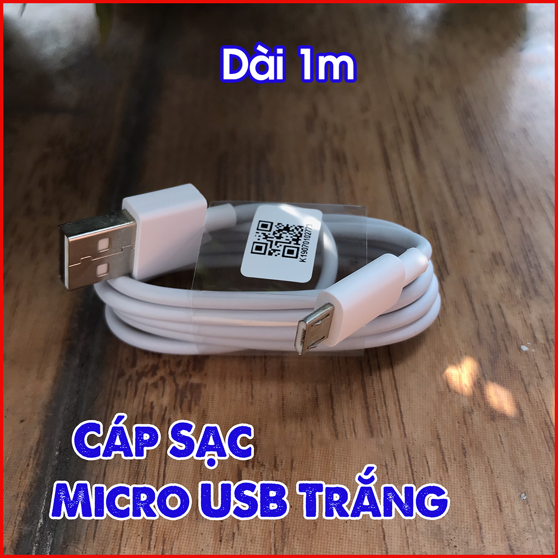 Cáp sạc micro usb 3a dài 1 mét/ 2 mét hoặc cáp type c 3a 1 mét