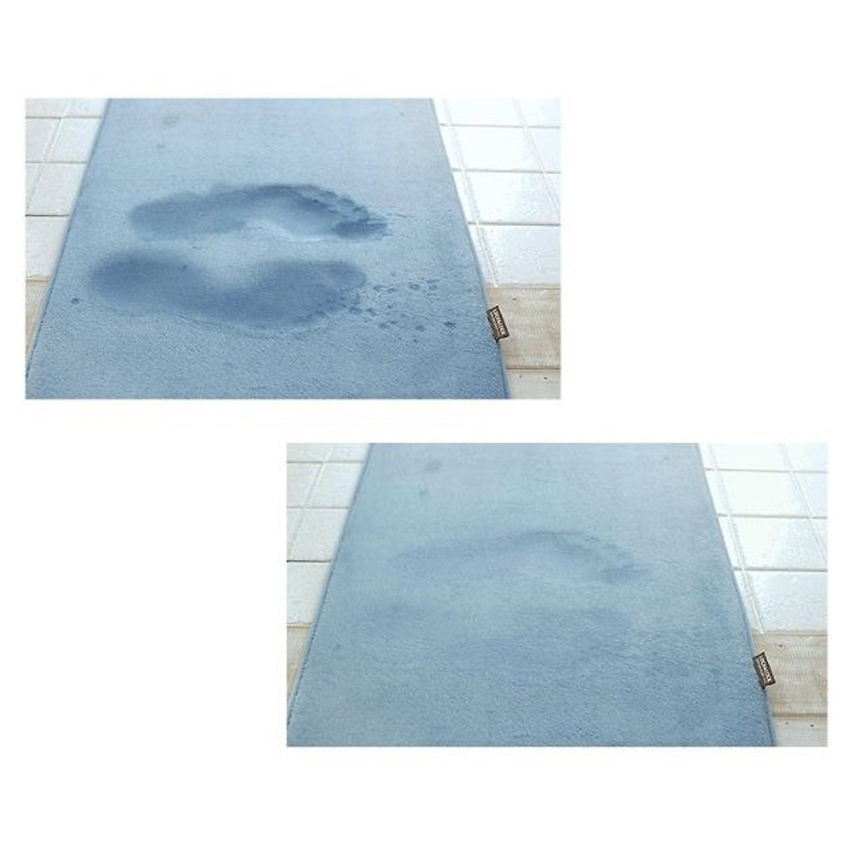 Thảm chùi chân lock&lock memory foam mat514 size l- hàng chính hãng