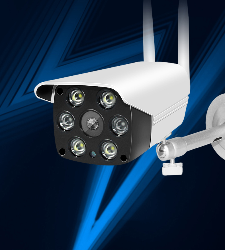 Lắp camera an ninh gia đình, Giá camera không dây ngoài trời, Camera C6 Cao Cấp, Chuẩn IP65 Chống Nước,  Đèn LED Hình Ảnh Có Màu Ban Đêm, Đèn Hồng Ngoại, Đàm Thoại, Chống Trộm. Bảo Hành Lỗi 1 Đổi 1