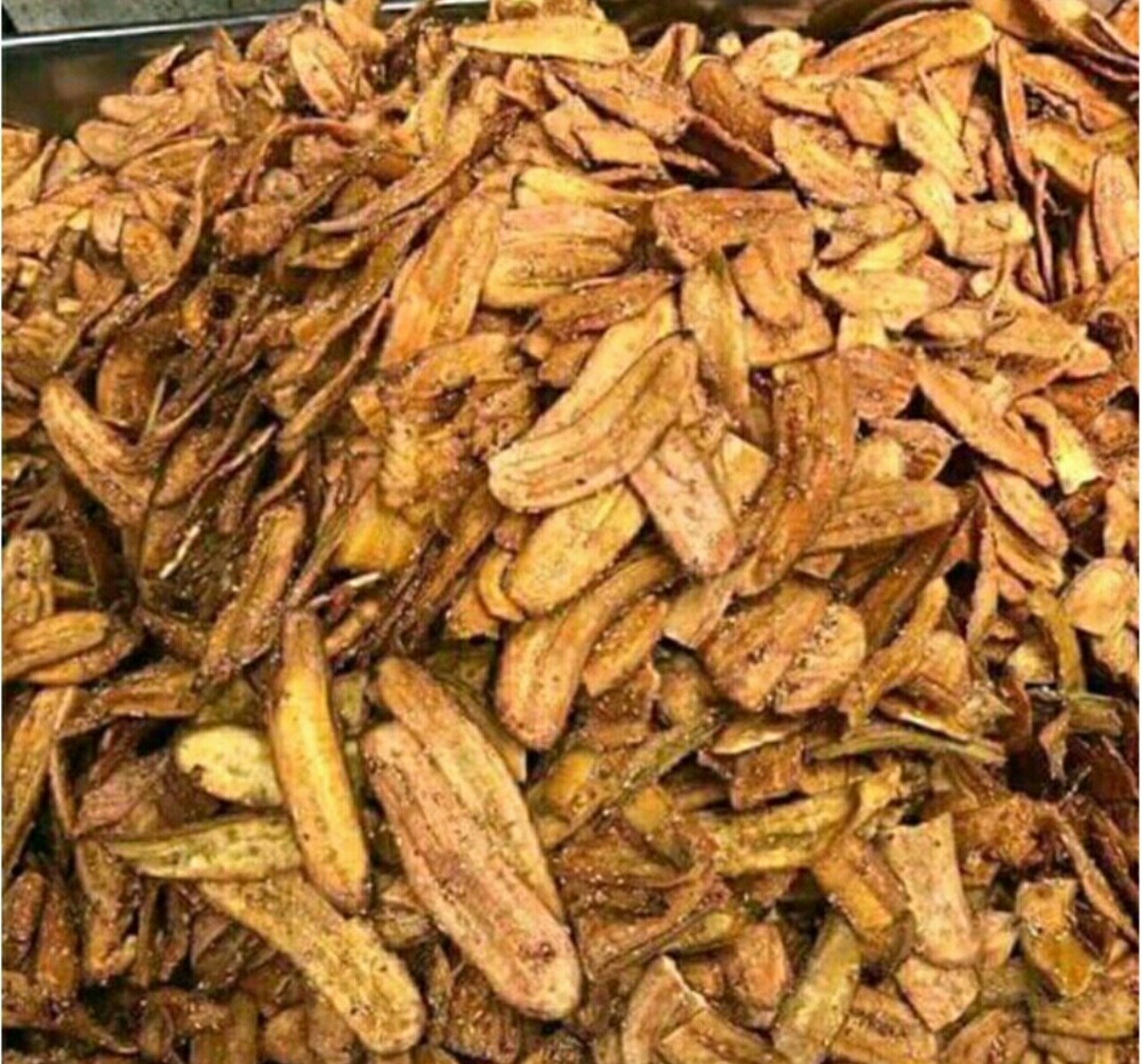 Chuối sấy mè giòn