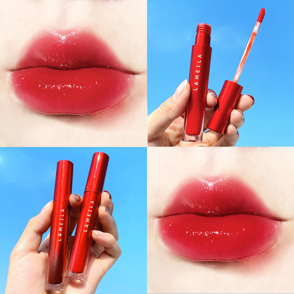 Son kem lì LAMEILA ĐỎ SEXY 2026 mềm mịn lâu trôi nội địa sỉ rẻ MATTE LIPSTICK WE Store