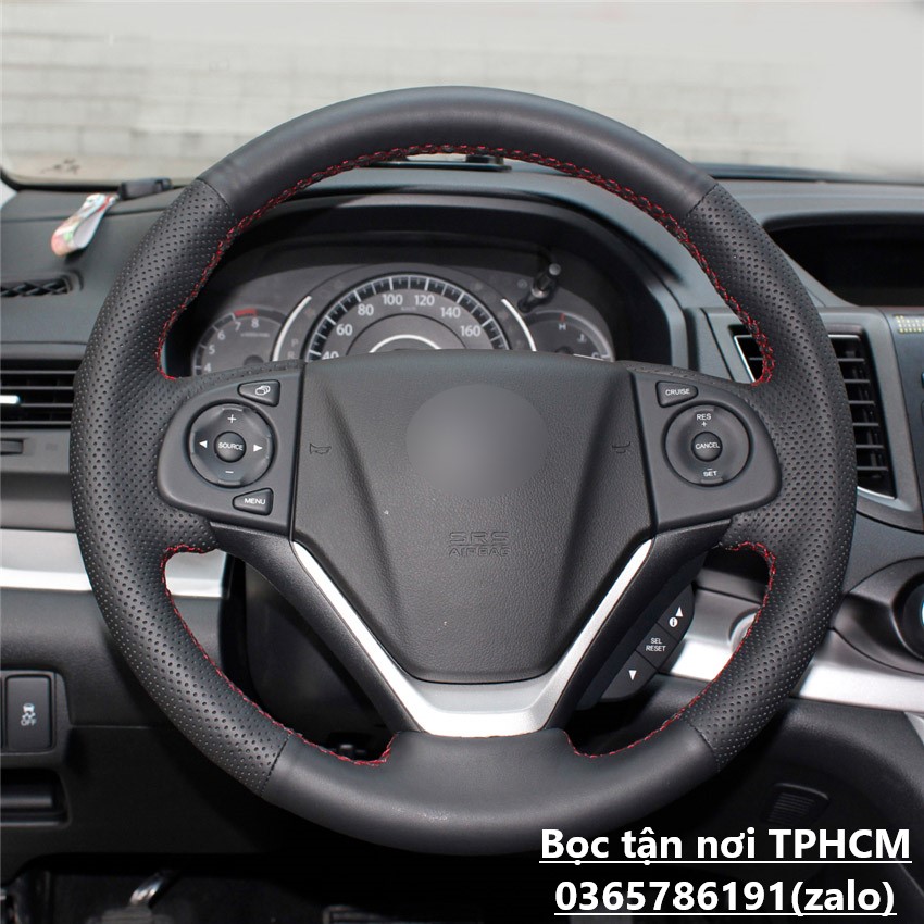 Bọc vô lăng xe honda crv 2012-2016