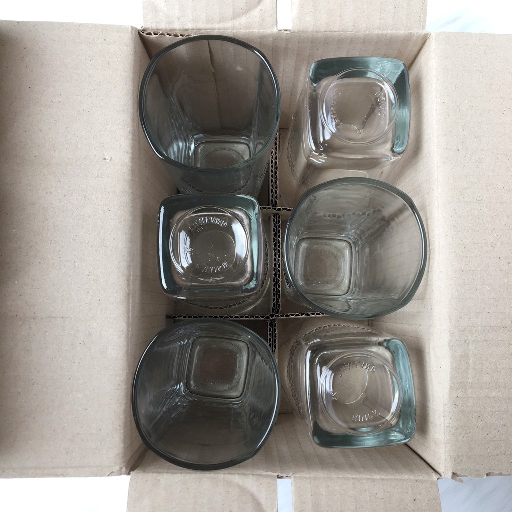 6 ly cafe vuông 310ml ug363