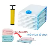 Túi Hút Chân Không, Túi Nén Chân Đựng Quần Áo Chăn Màn, Loại Trong Suốt, Tiết Kiệm Không Gian, Bảo Vệ Quần Áo