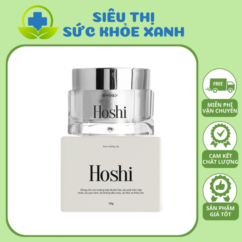 Kem dưỡng da hoshi công nghệ nhật bản - tái tạo trẻ hoá làn da, chống lão hoá, mờ thâm nám, tàn nhang