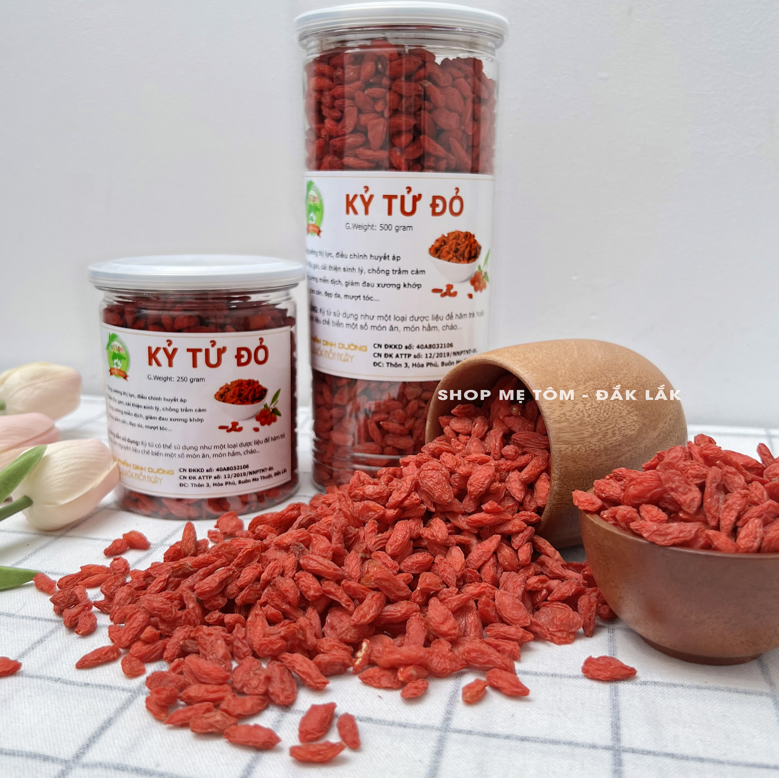 Kỷ tử đỏ sấy khô quả đều đẹp