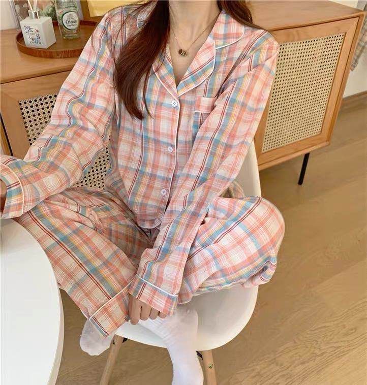 Bộ ngủ dài tay kẻ sọc