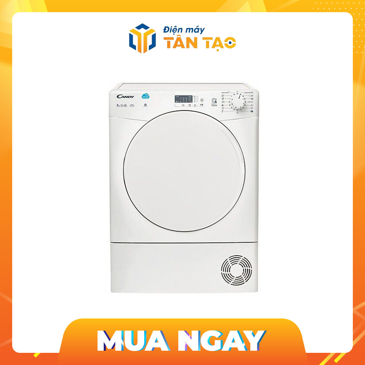 Máy sấy candy 8 kg cs c8lf-s