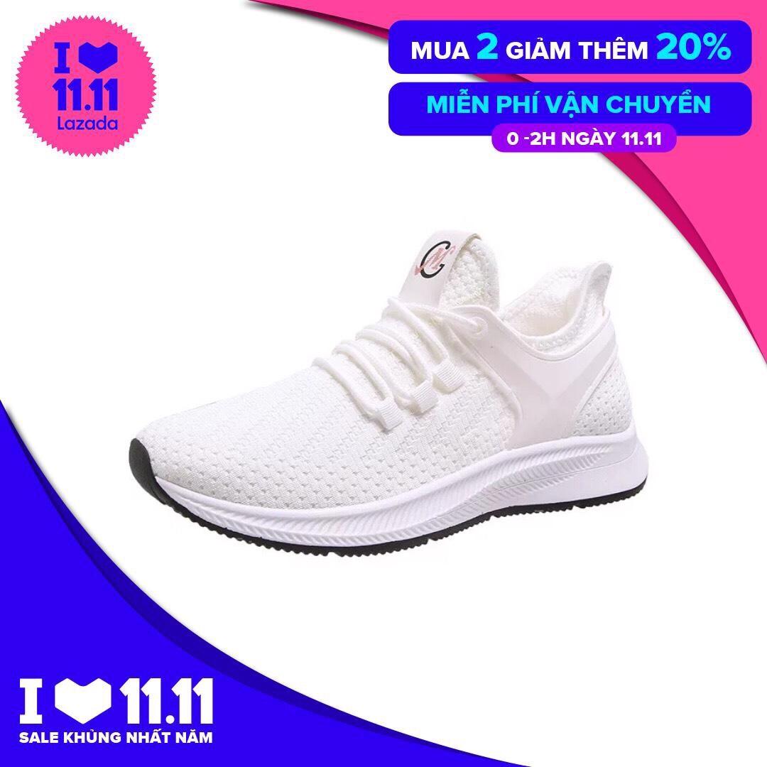 Giày Sneaker thể thao Nam nữ thời trang giá rẻ phong cách Hàn quốc mới nhất năm 2019-2020-  004 -2 màu