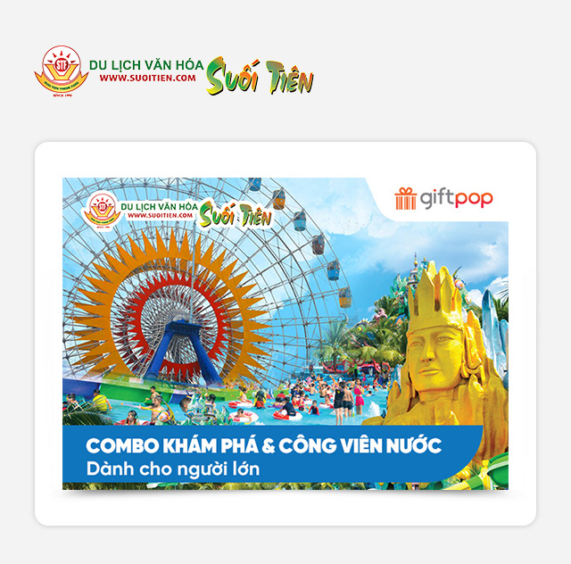 Suối Tiên - Combo Khám Phá và Công Viên Nước Dành Cho Người Lớn