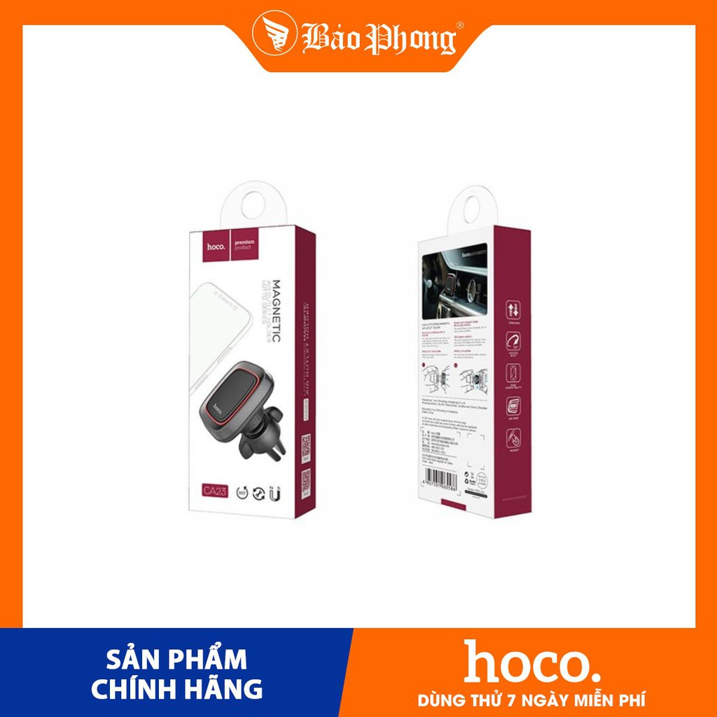 Giá đỡ điện thoại trên xe hơi hoco ca23