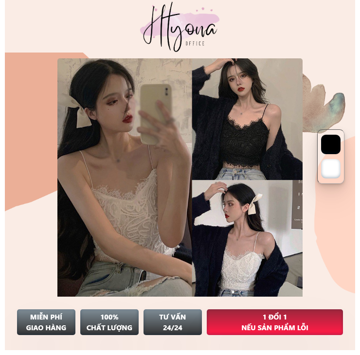 Áo nữ croptop ren - áo croptop ren - áo bra sexy