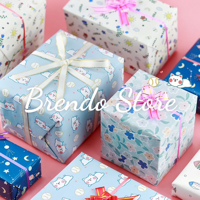 Giấy Gói Quà Đẹp xuất sắc Nhiều Màu Sắc Và Họa Tiết Cực Đẹp Để Lựa Chọn - 1 tờ