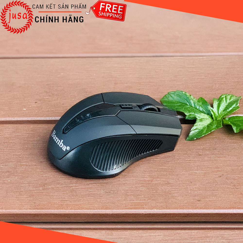 Chuột không dây bamba b3 – chuột văn phòng chuột gaming – cao cấp – junsam tặng pin