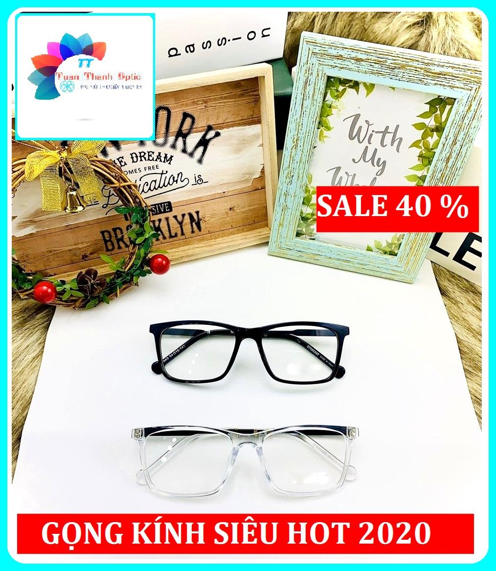 [HCM]HOT 2020 GỌNG KÍNH PHIÊN BẢN MỚI chất nhựa bóng dày đẹp TẶNG HỘP KHĂN LAU + NƯỚC LAU KÍNH