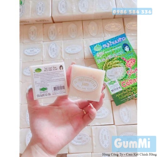 [Chuẩn Công Ty] Combo 6 cục xà bông kích trắng sữa gạo Collagen + Gluta Thái Lan dùng được cho da mặt và da toàn thân - Xà phòng Thái Lan