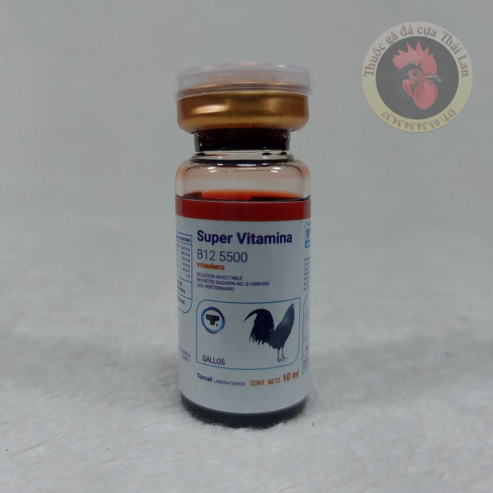HCM - COMBO 1 LỌ 10ML - thuốc gà đá - b12 5500 - của MEXICO , mau lên nước máu , mau mập gà