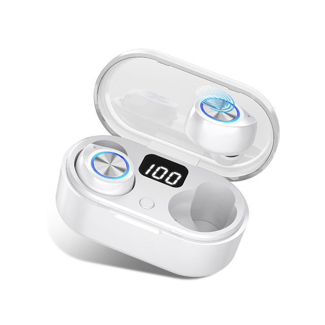 Tai nghe bluetooth không dây nhét tai TW80 nhỏ gọn, điều khiển bằng cảm ứng 1 chạm