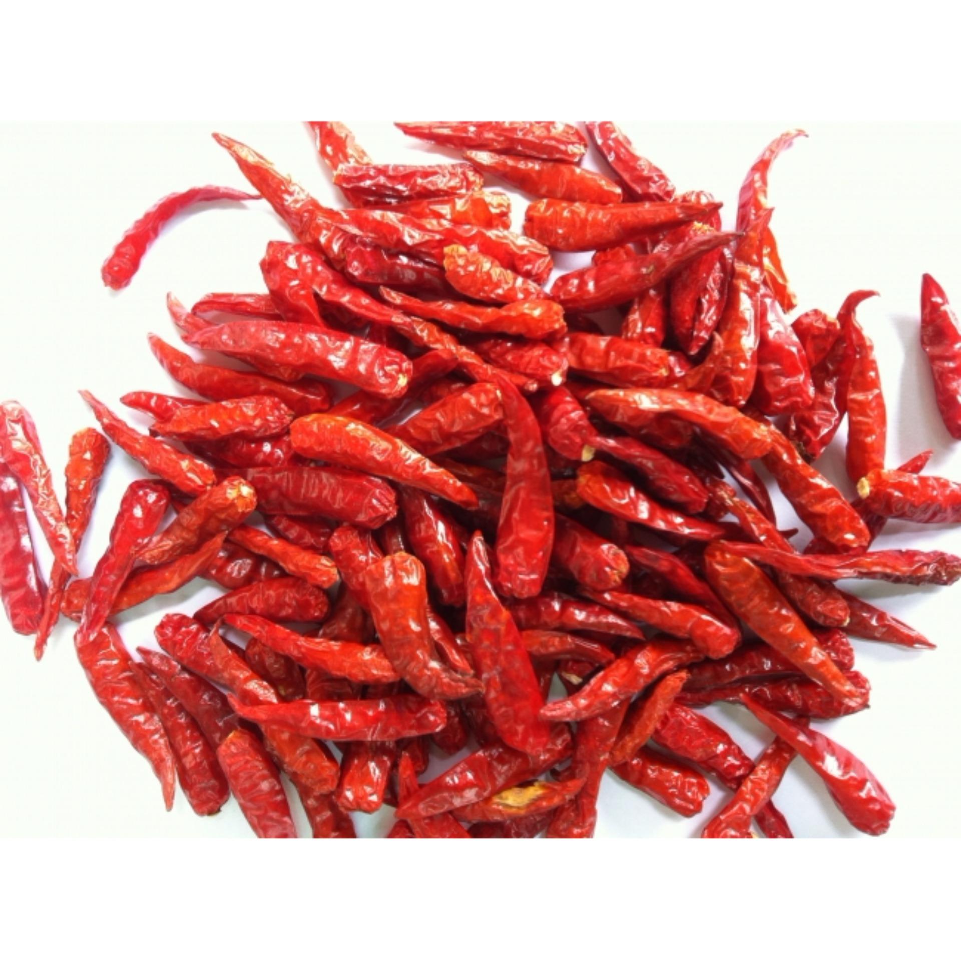Ớt chỉ thiên khô phơi nắng tự nhiên, không sấy, không ngâm hóa chất, không chất bảo quản, 100% nguyên liệu ớt tươi tự nhiên - 200g