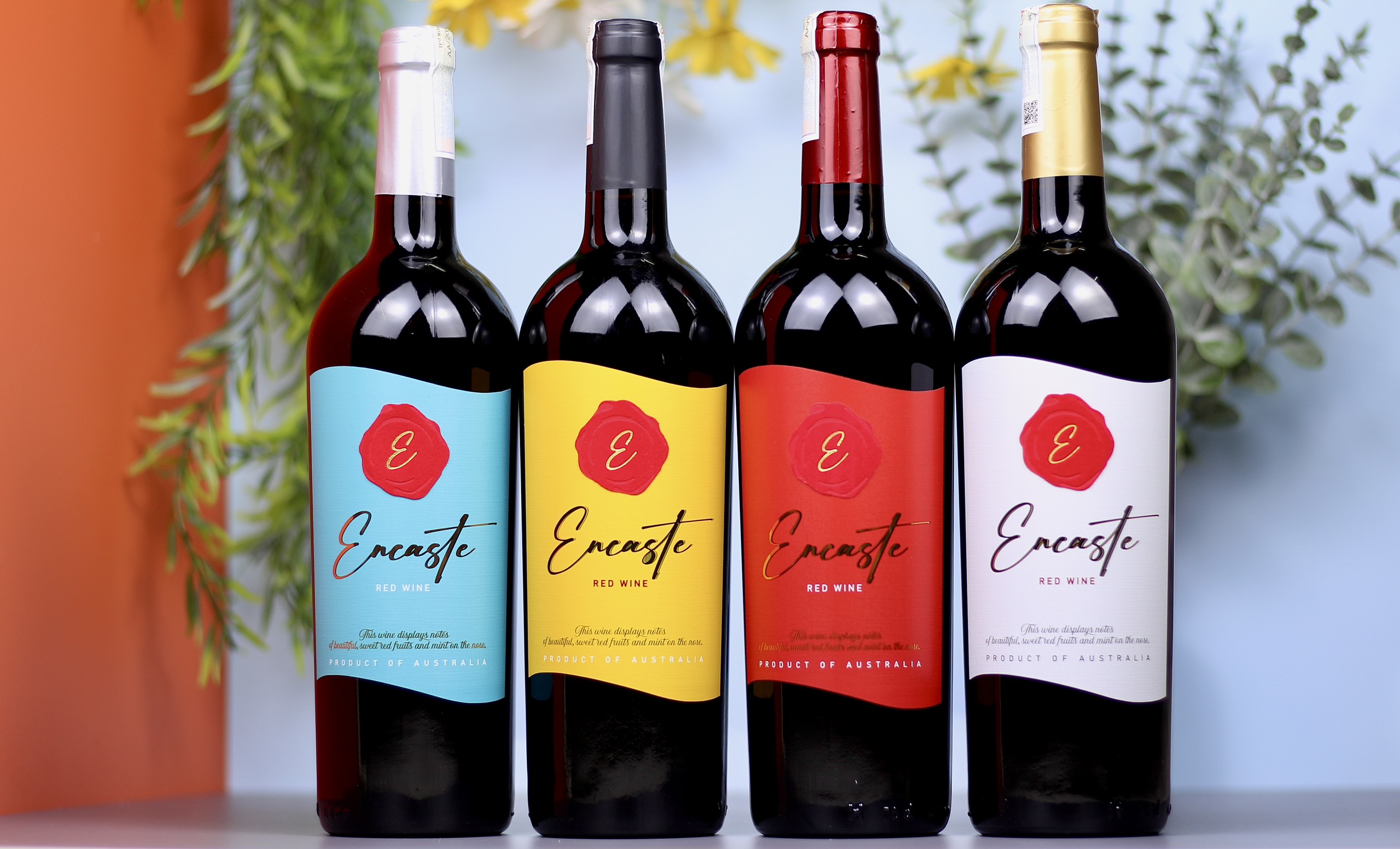 Rượu vang nhập khẩu Úc ENCASTE (nhiều màu)