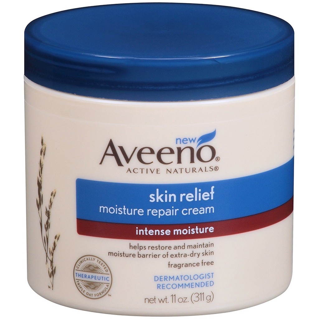 Kem Dưỡng Ẩm dành cho da Khô, Nứt Nẻ Aveeno Skin Relief Intense Moisture Repair Cream 311g