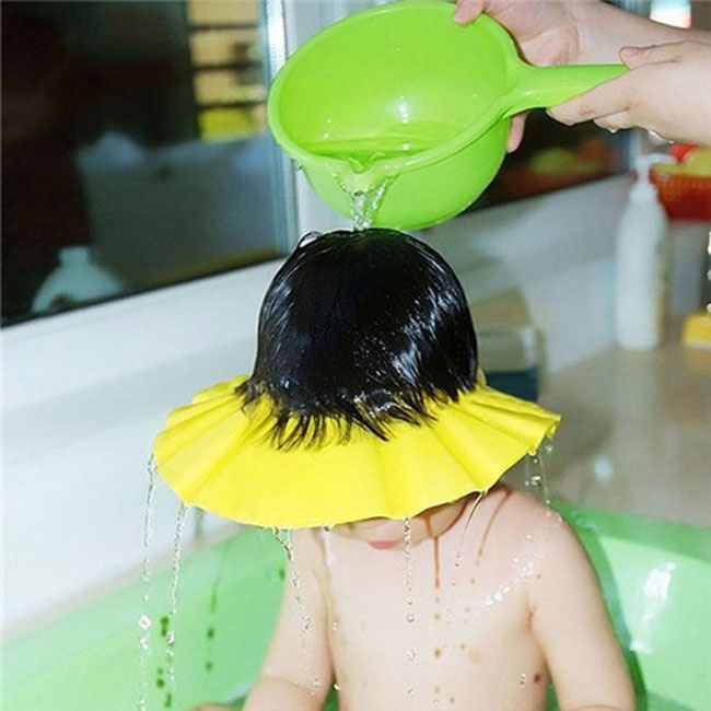 SỈ NPH - NÓN TẮM GỘI ĐẦU CHẮN NƯỚC CHO BÉ, AN TOÀN CHO BÉ, PHÙ HỢP CHO BÉ TỪ 5 THÁNG ĐẾN 15 TUỔI