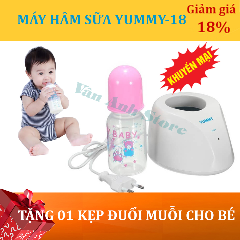 Máy Hâm Sữa, Máy Hâm Sữa Nào Tốt, Máy Hâm Sữa Yummy, Máy Tiệt Trùng Và Hâm Sữa, Máy Hâm Sữa Cho Bé. [ HÀNG CAO CẤP - GIÁ SỐC] LÀM NÓNG NHANH, GIỮ NHIỆT TỐT, KHÔNG BIẾN CHẤT, ĐẢM BẢO SỨC KHỎE CHO BÉ + TẶNG 01 KẸP ĐUỔI MUỖI