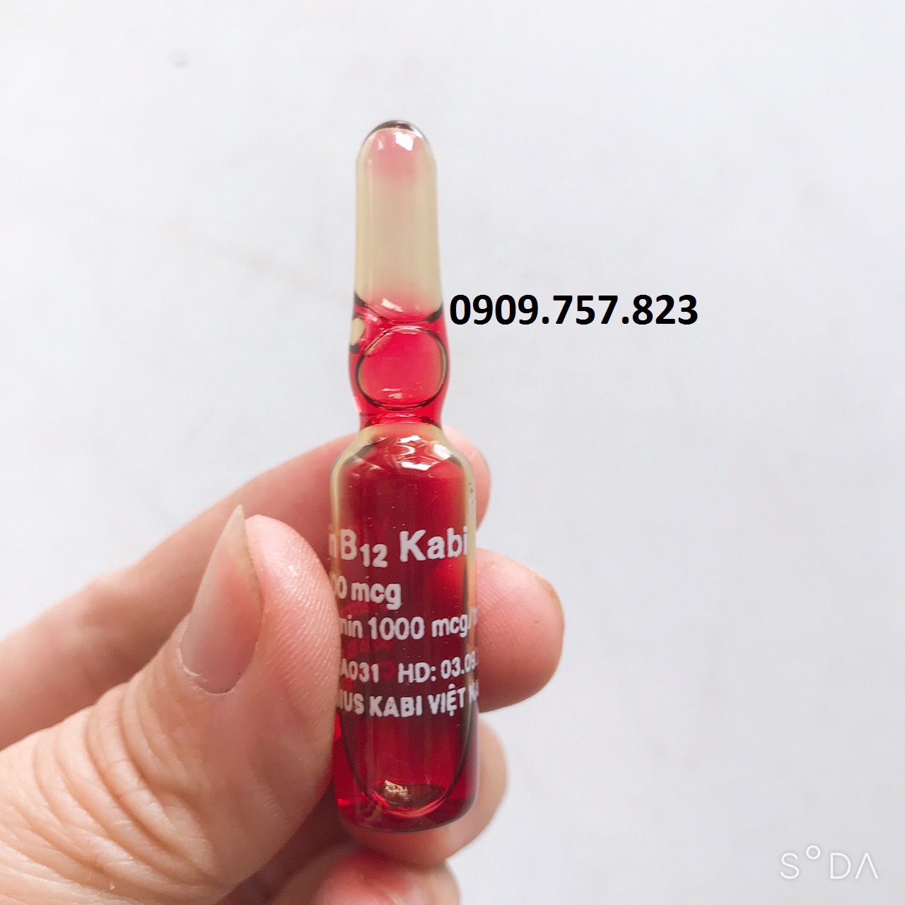 Lẻ 1 ống nước đỏ pha kem