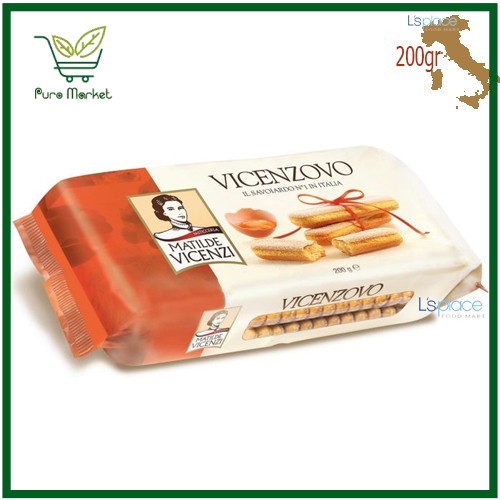 Bánh Lady Finger Vicenzi Vicenzovo gói 200g