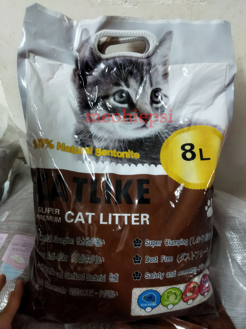 Cát like 9l - cát vệ sinh cho mèo catlike 9l