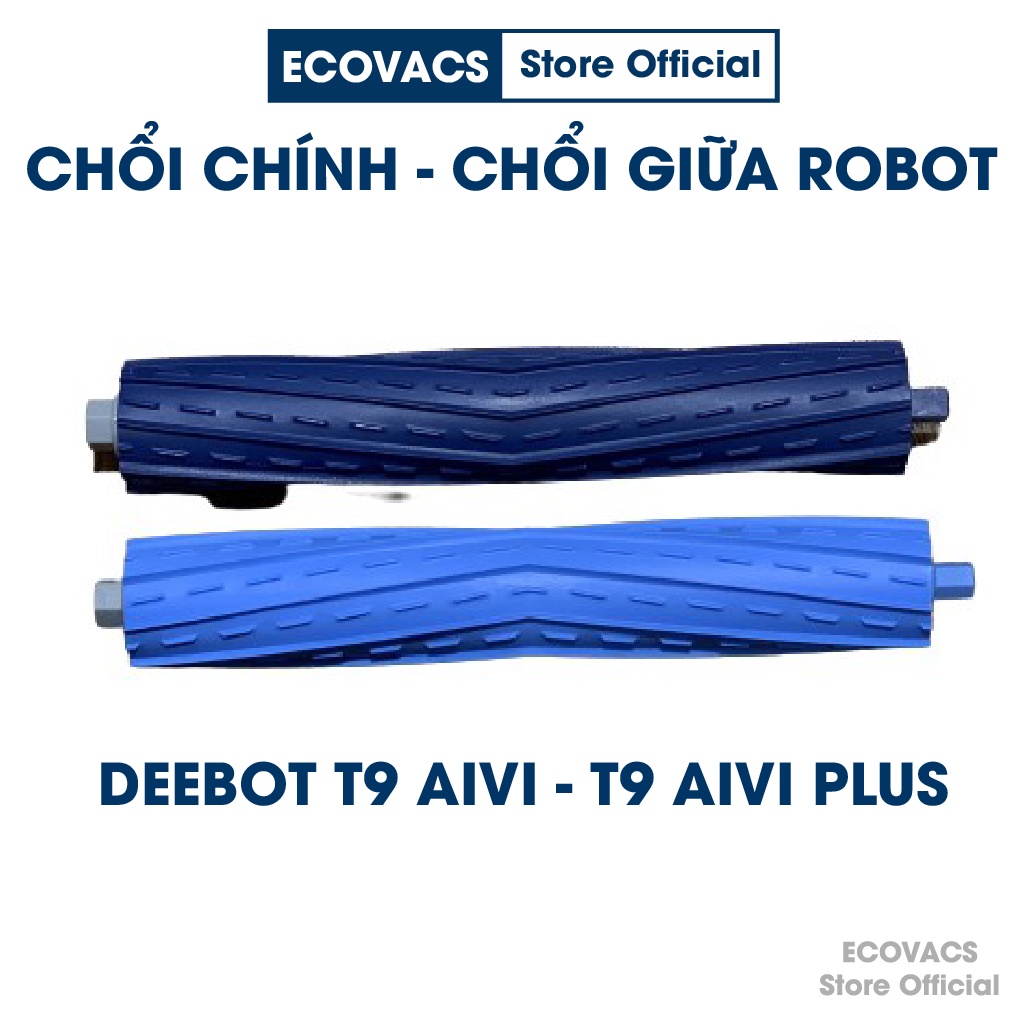 Phụ kiện chổi giữa, chổi chính Robot hút bụi lau nhà Ecovacs Deebot T9 Aivi T9 Aivi plus