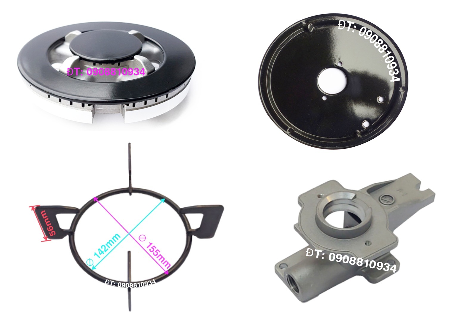 Đầu đốt bếp gas âm rinnai rvb-212bg / rvb-312bg / rvb-212bg / rvb-212bg / rvb-6sdr / rvb-6sdr / rvb-6sdq / rb-20yht