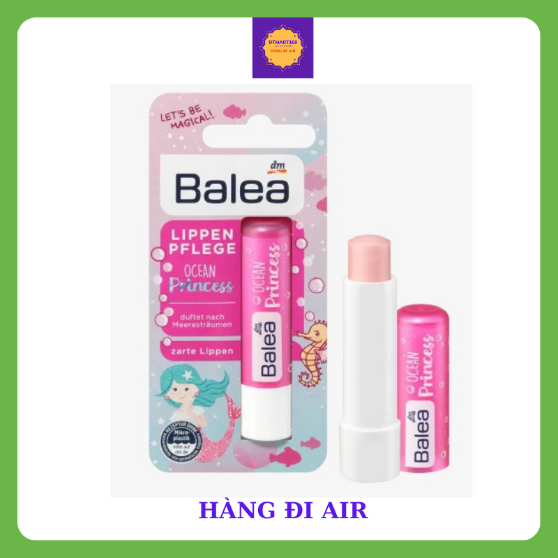 Son Dưỡng Môi Cho Trẻ Em Từ 2 Tuổi Balea Ocean Princess 4.8G (Hàng Air Đức)