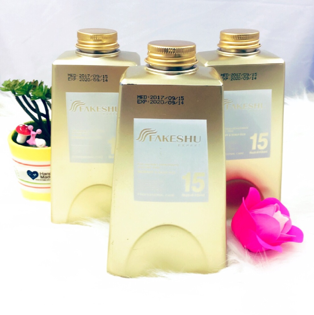 Hấp tóc fakeshu phục hồi tóc hư tổn 618ml