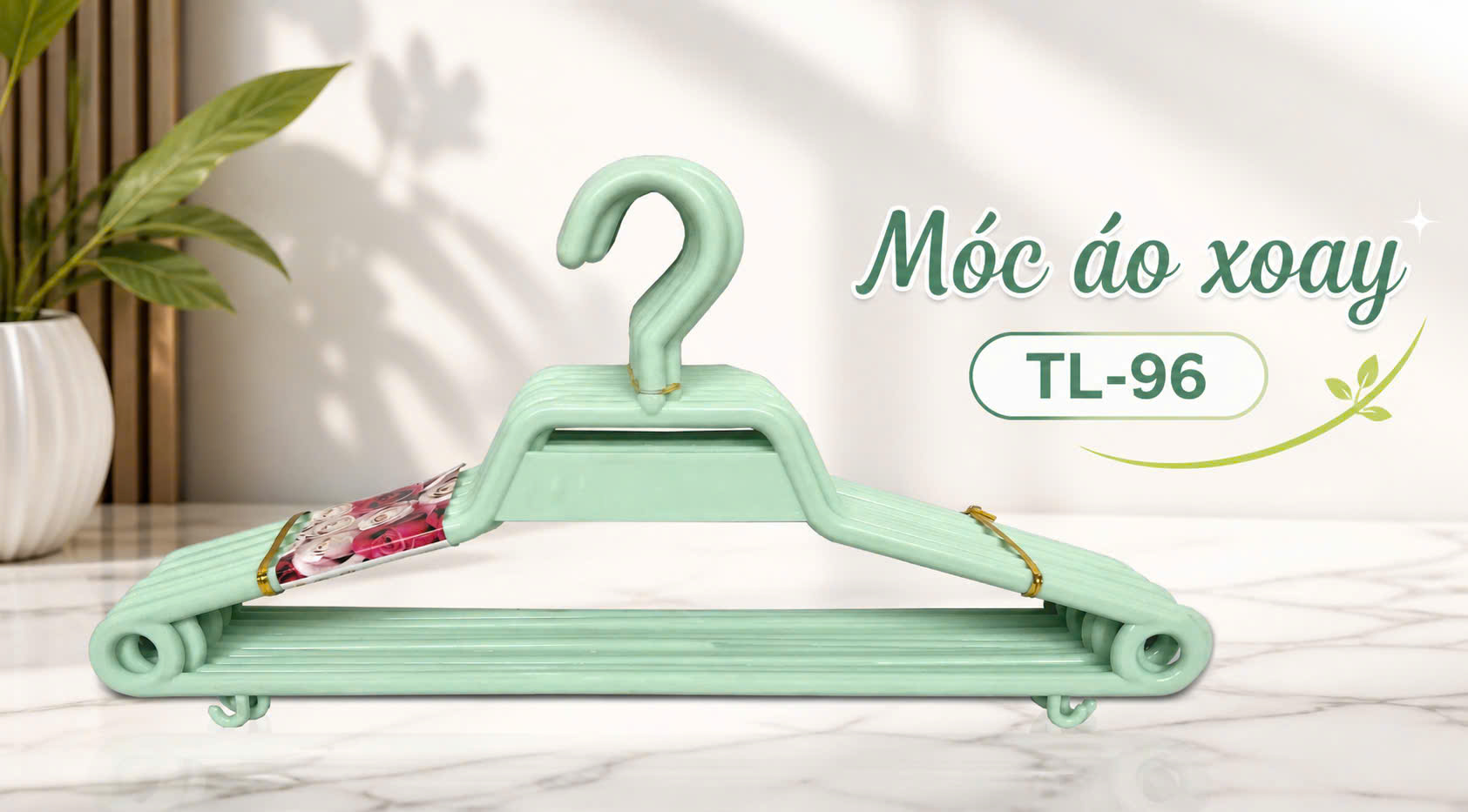 Móc áo xoay tự lập tl96 - 10c