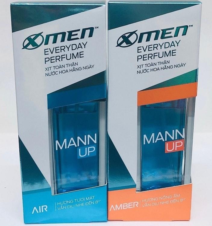 Xịt nước hoa hằng ngày X-Men Everyday Perfume Mann Up 50ml