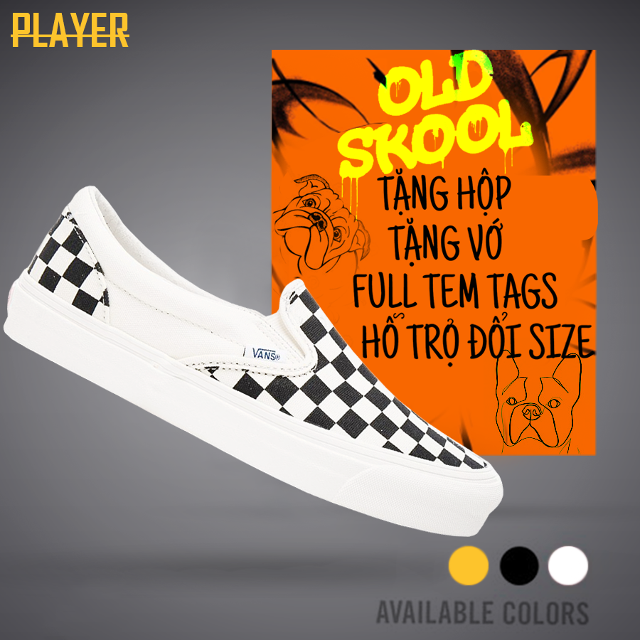 Giày sneaker Vans LƯỜI CARO - giày sneaker nam nữ - giày thể thao