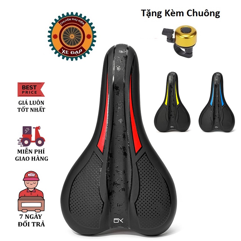 Yên xe đạp thể thao, yên xe đạp cao cấp, carbon cực êm