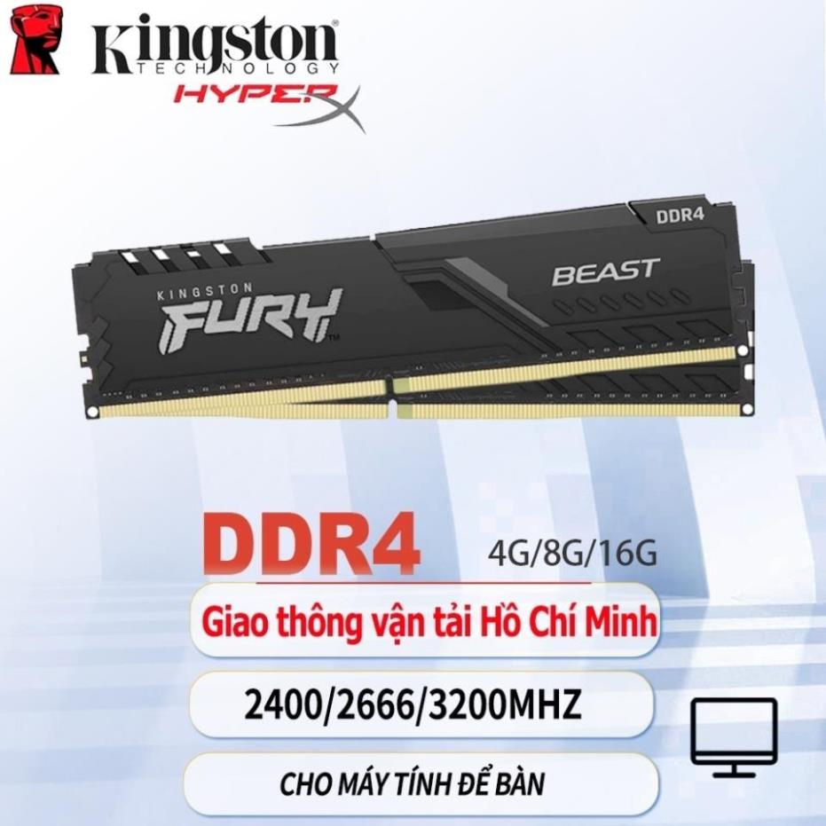 Ram DDR4 PC 16G/2666 KINGSTON HyperX Fury Công Ty (Box)