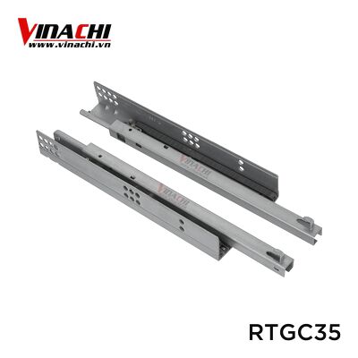 Ray trượt giảm chấn dtc - ray trượt giảm chấn dtc loại mở rộng 3/4 ngăn kéo, không gây ra tiếng ồn