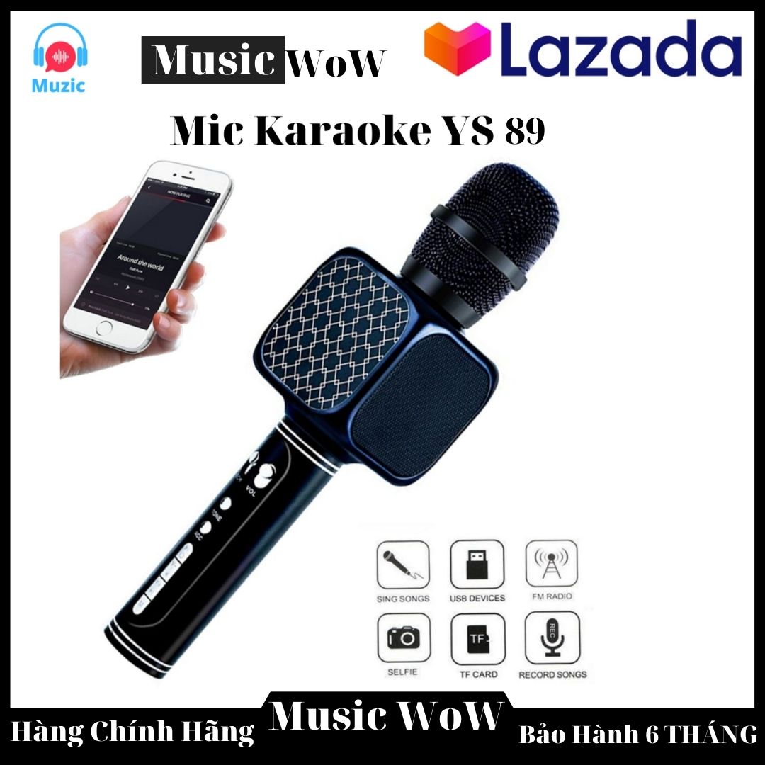 Micro karaoke bluetooth không dây YS-69 Premium, Mic Karaoke Gia Đình, Micro hát Karaoke cực hay Ys 69 phiên bản mới nhất 2022 3in1 tích hợp loa Bluetooth, Âm thanh cực đỉnh - Hát Cực Hay