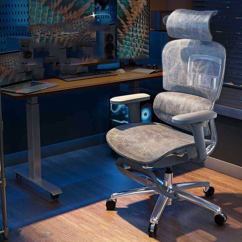 Ghế xoay văn phòng ghế công thái học, ghế gaming tựa đầu 3D khung hợp kim nhôm, xoay 360 độ có thể điều chỉnh đa năng có bánh xe di chuyển