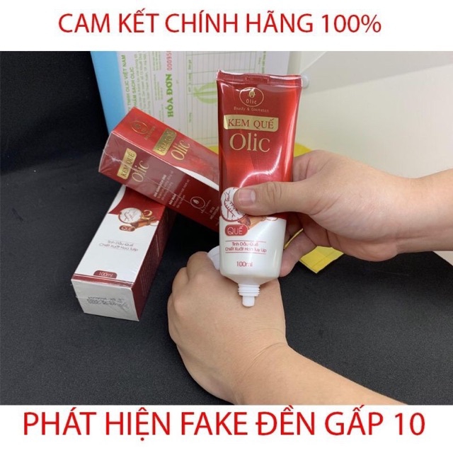 Kem tan mỡ quế olic