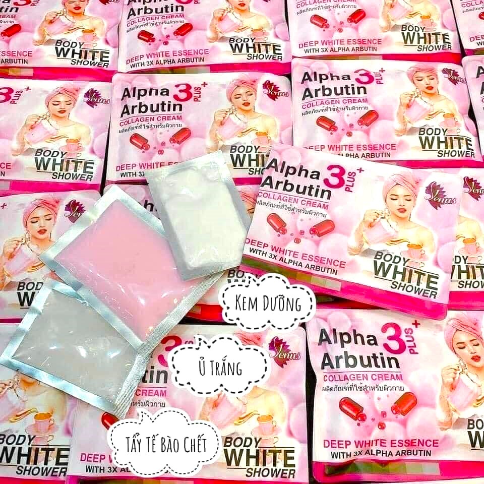Ủ trắng body alpha arbutin 3plus+ thái lan