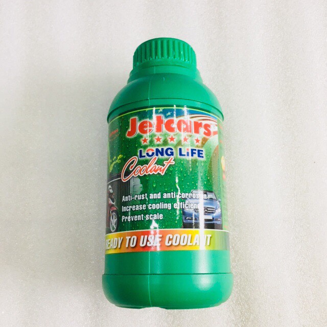 Nước mát xe máy jetcars coolant-500-chai nhựa